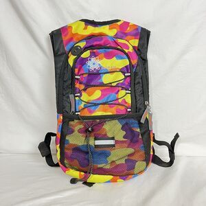 MORABI Colorful Hydration Backpack 2L Water Bladder bottle USB Phone Charger